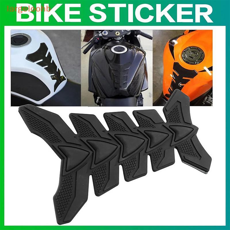 [largeloohb] Stiers Para Tanque De Óleo De Motocicleta , Estilo De Carro 3D , Fibra De Carbono , Almofada Protetor De Os