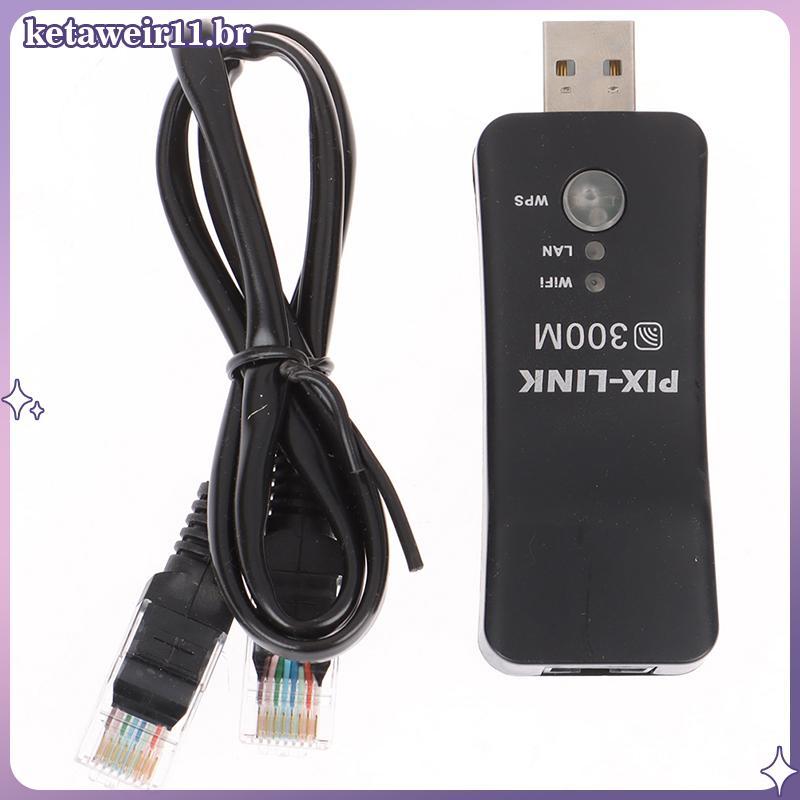 KETAW Smart TV Para UWA-BR100 Wifi Adaptador LAN USB Sem Fio Repetidor
