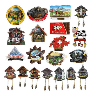 Ímãs de Geladeira 3D Suíços Europeus, Adesivos de Lembrança de Viagem, Artesanato Colecionável, Decorações U8IY WQUJ