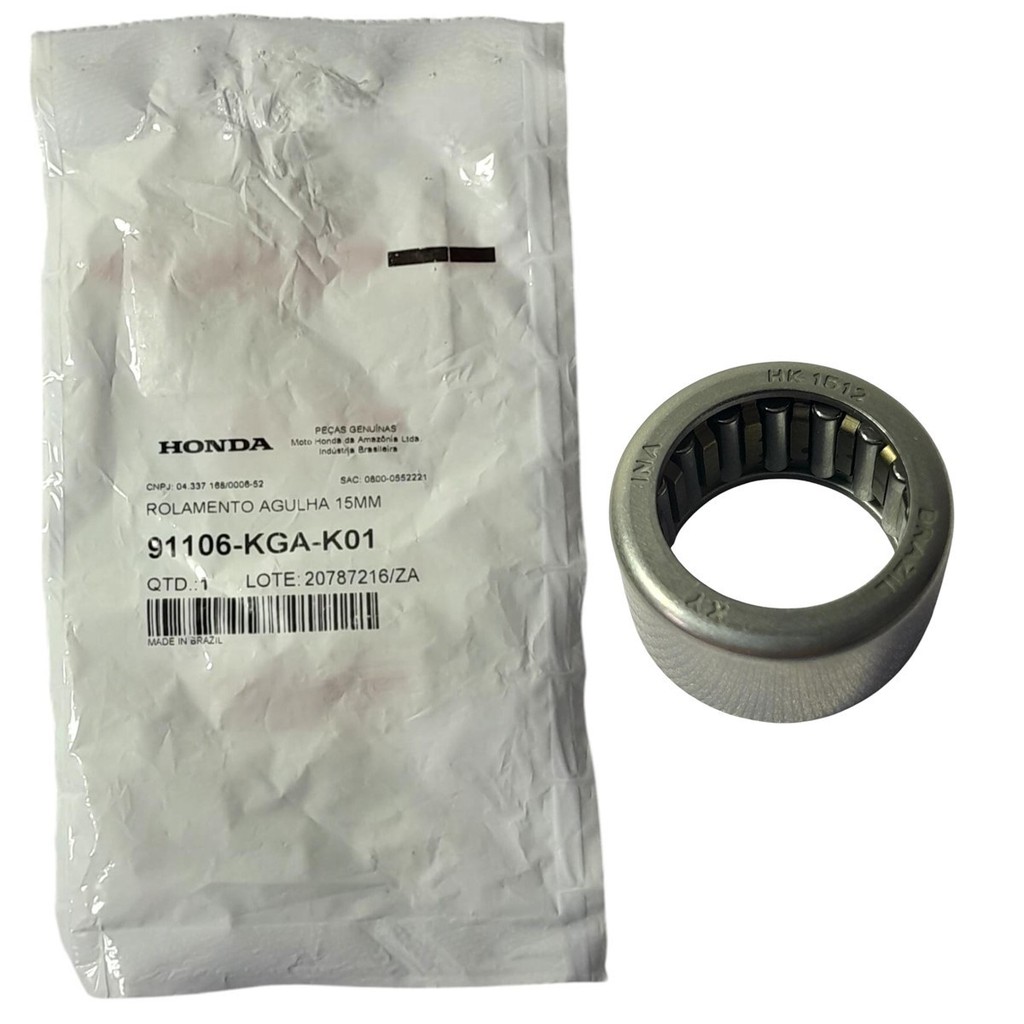 Rolamento Agulha Eixo Secundário Direito Cg 125 90-08 Honda
