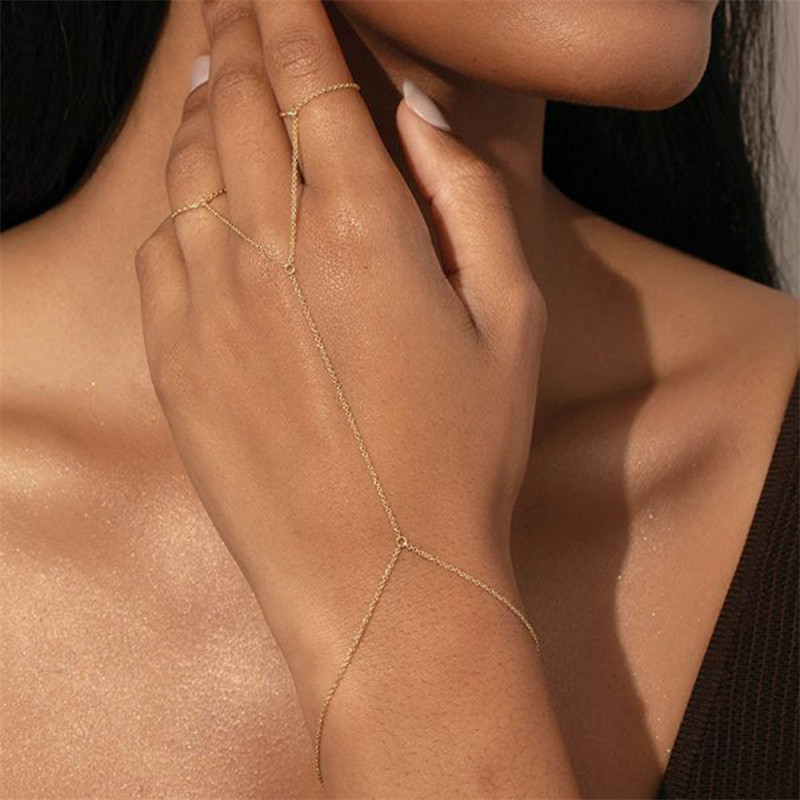 ‌ Pulseira Boêmia Com Miçangas Lanxiu‌ Moda Multi-Camada Dedo Corrente Na Jóias Feminino Acessório Minimalista em Oferta na Shopee