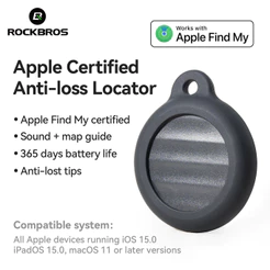 ROCKBROS Localizador Anti-Perda , Posicionamento Rápido De Alta Precisão , Rastreador GPS Inteligente , Compacto , Leve