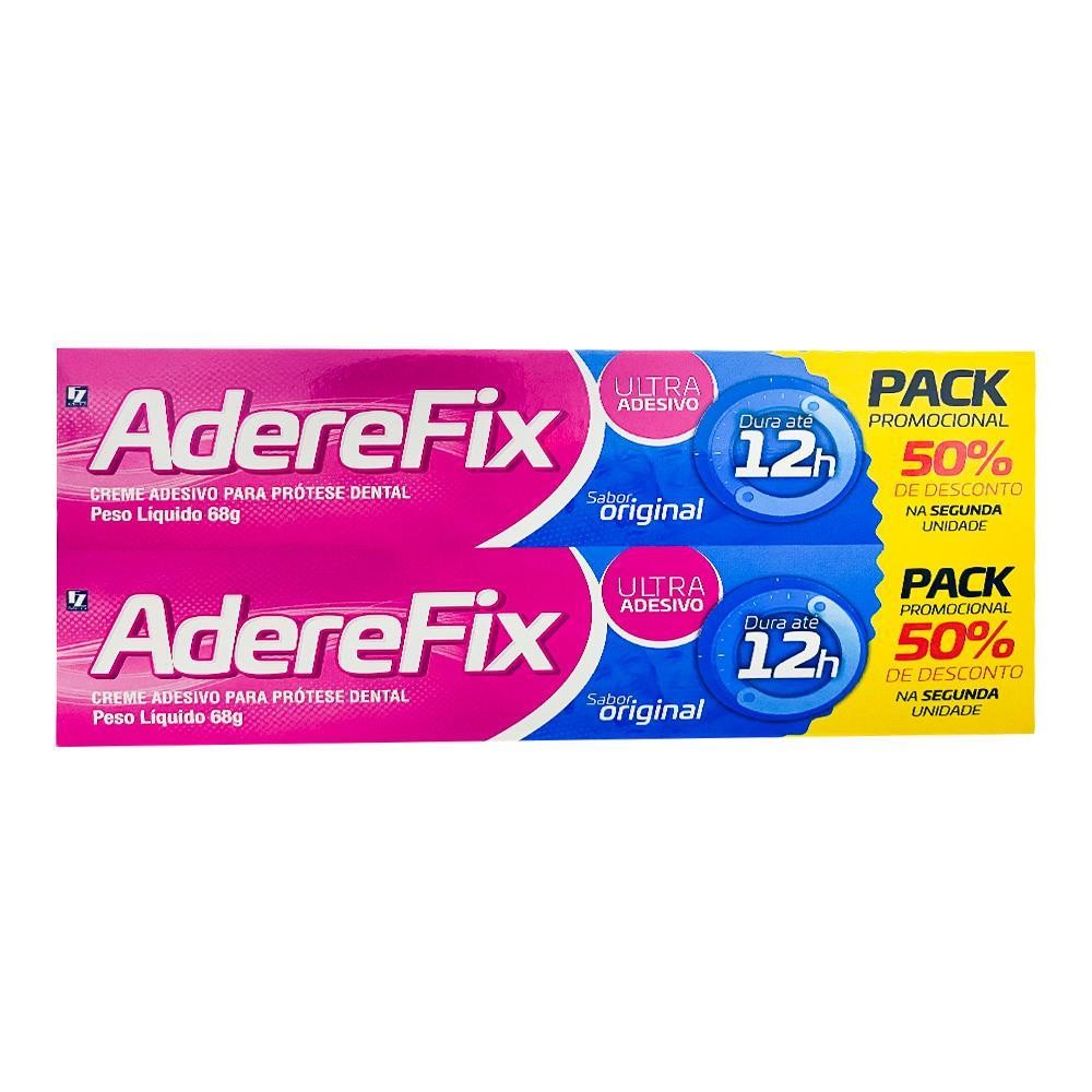 ADEREFIX FIXADOR DE PRÓTESE DENTÁRIA 68G em Oferta na Shopee