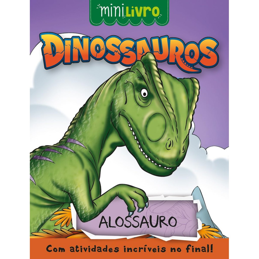 Minilivro Dinossauros - Alossauro