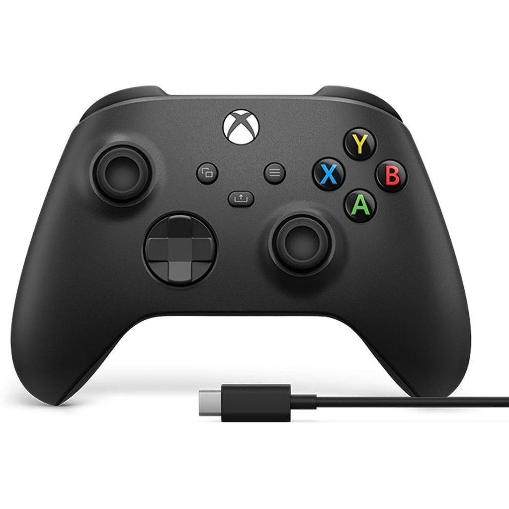 Controle Sem Fio Xbox Series 1V8-00013 + Cabo USB Preto em Oferta na Shopee