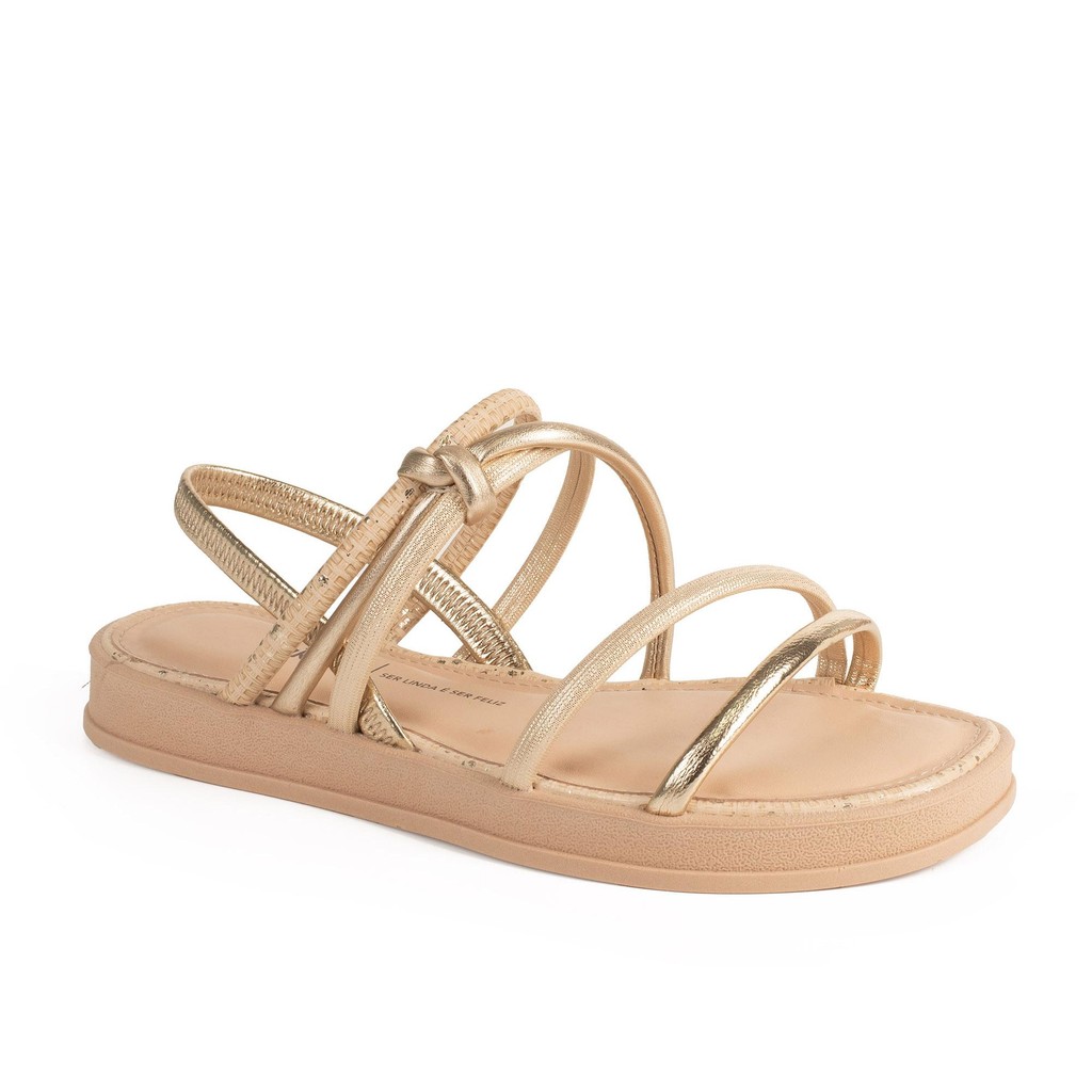 Sandália Dakota Flatform Metalizada Feminina Y9392