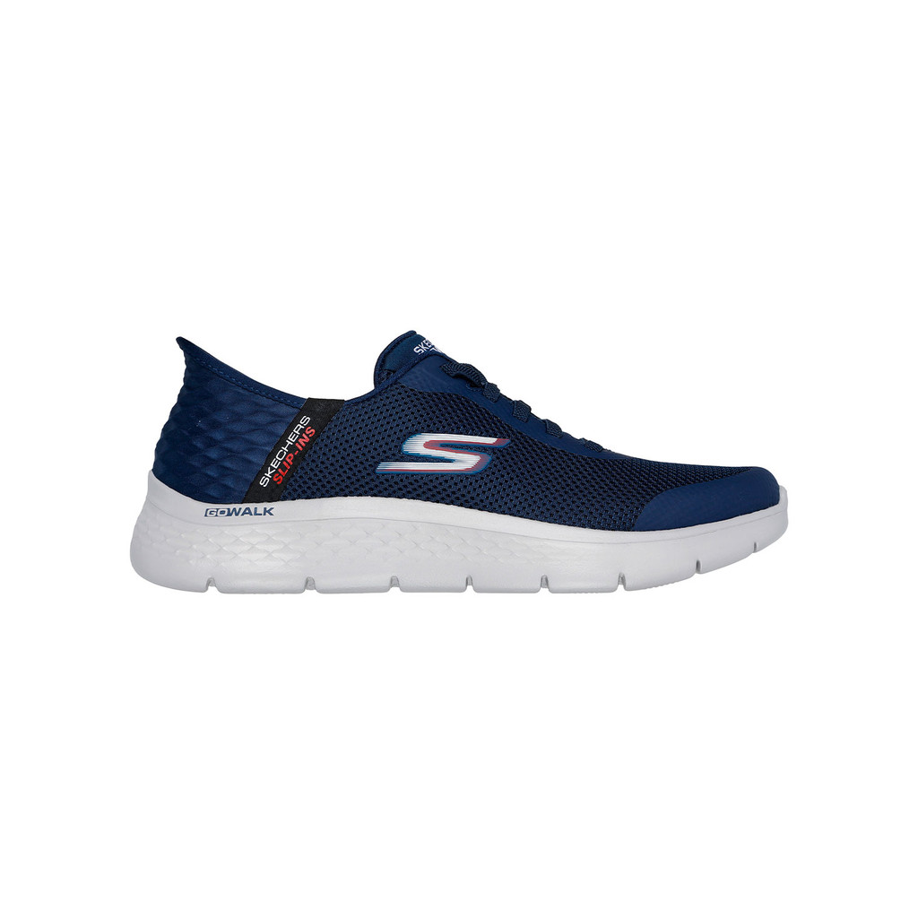 Tênis Masculino Skechers Go Walk Flex Slip On Conforto Leveza Respirável Ideal Caminhada Academia