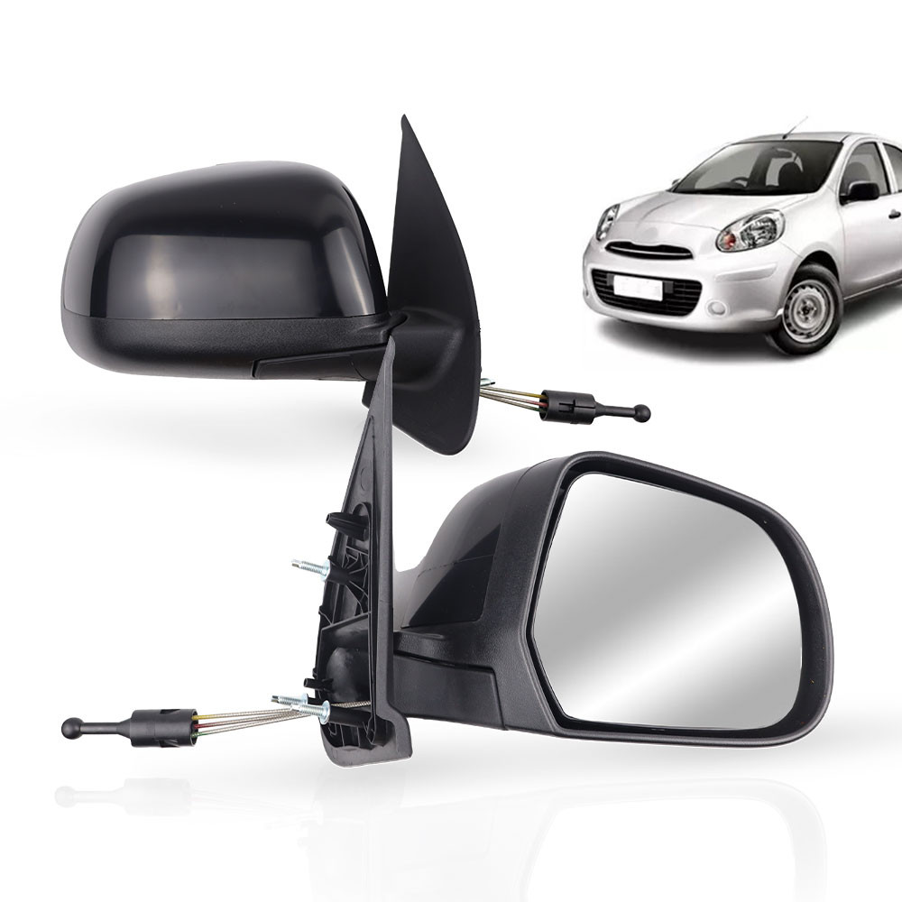 Retrovisor March 2012 2013 2014 Controle Interno em Oferta na Shopee