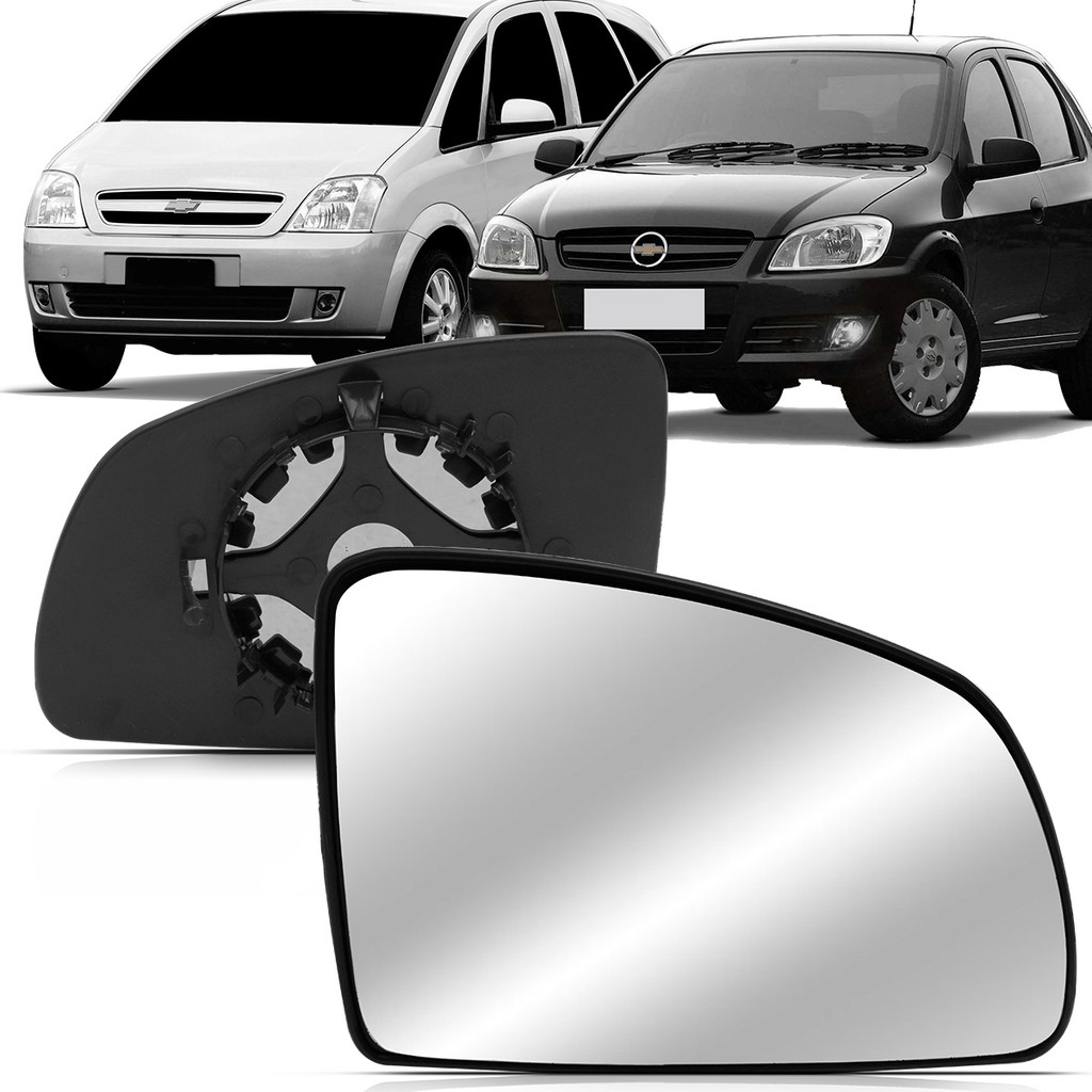 Lente Espelho Retrovisor Celta Prisma Meriva 02 03 04 05 06 07 08 2009 2010 2011 2012