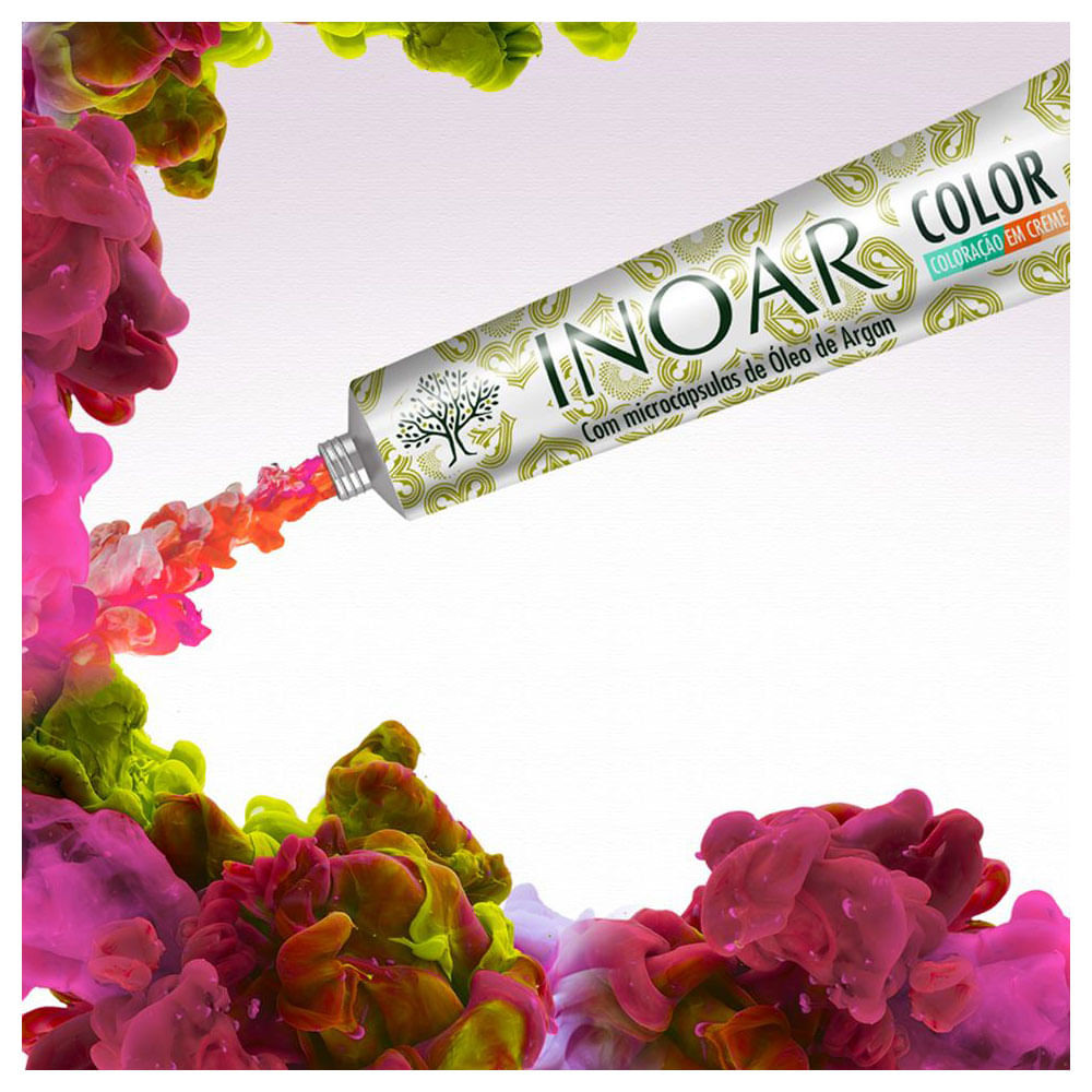 Detalhes do Coloração Inoar 7.1 Louro Médio Cinza 50g