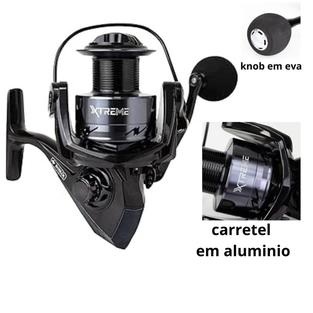 MOLINETE XTREME 60 BLACK 3+1