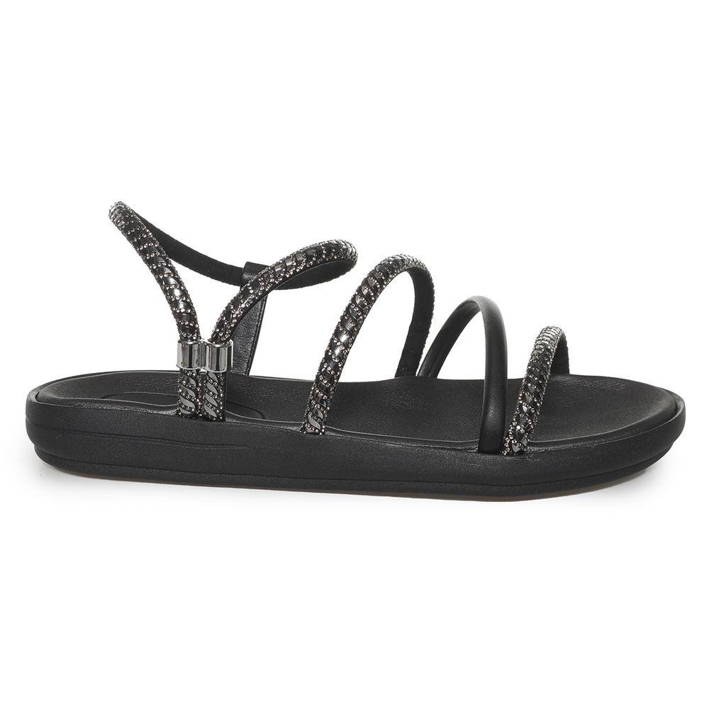 Sandália Feminina Rasteira Tiras Moleca em Oferta na Shopee