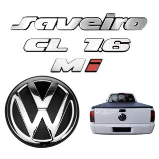 Emblemas Saveiro Cl 1.6 Mi + Vw Mala - Bola G2 - 1998 À 1999 em Oferta na Shopee