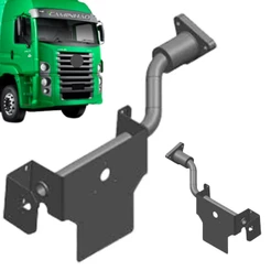 Suporte Paralama Traseiro Volkswagen Constellation 6x2 19/25/26-330/360/390/420 (2V2803185C / 2V2803186C)