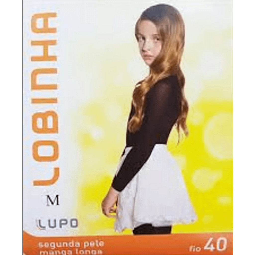 Segunda Pele Infantil Lobinha Manga Longa Fio 40 860