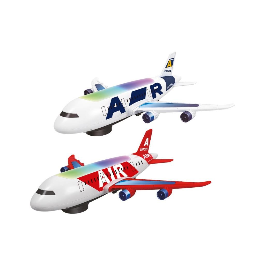 Brinquedo Infantil Avião Ultra Fast Bate E Volta Com Luz E Som Criança Menino Menina Musical Interativo