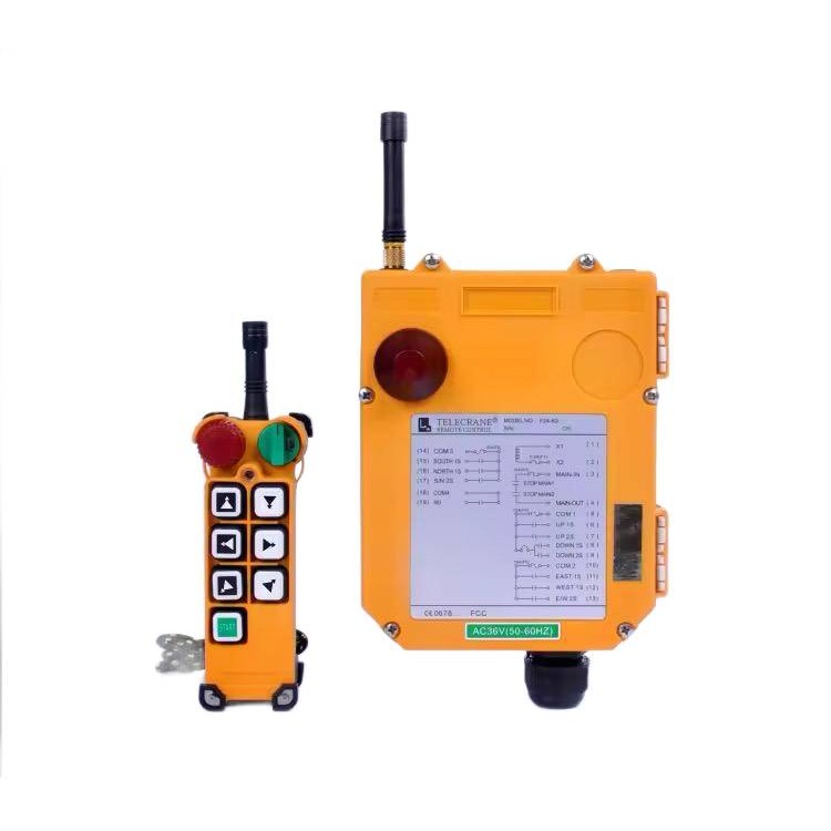 Controle Industrial Dupla Velocidade F24-6d Talha Elétrica Ponte Guindaste
