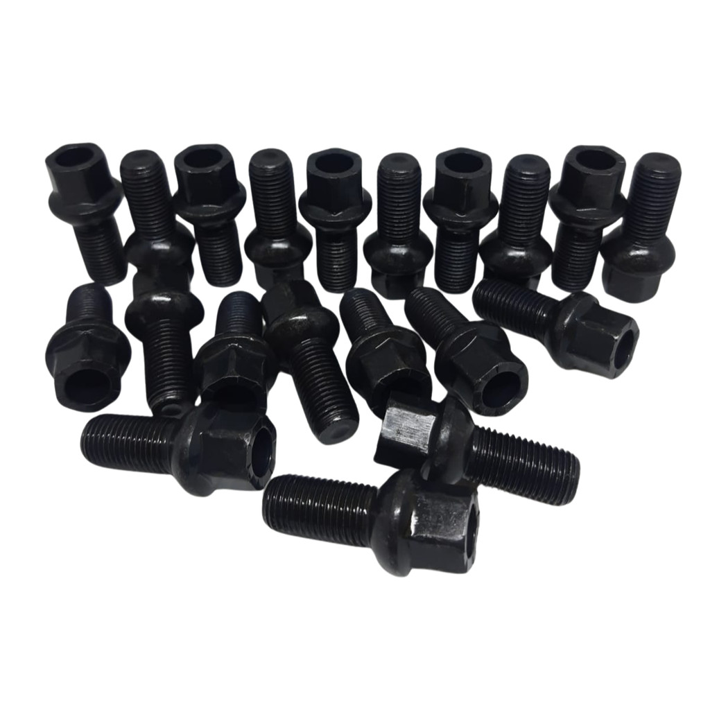 Jogo 20 Parafuso Roda 14mm Preto VW Bora Fox Golf Jetta Passat Polo Spacefox TCross em Oferta na Shopee