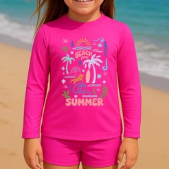 Camisa Uv Infantil Summer Manga Longa Proteção Térmica