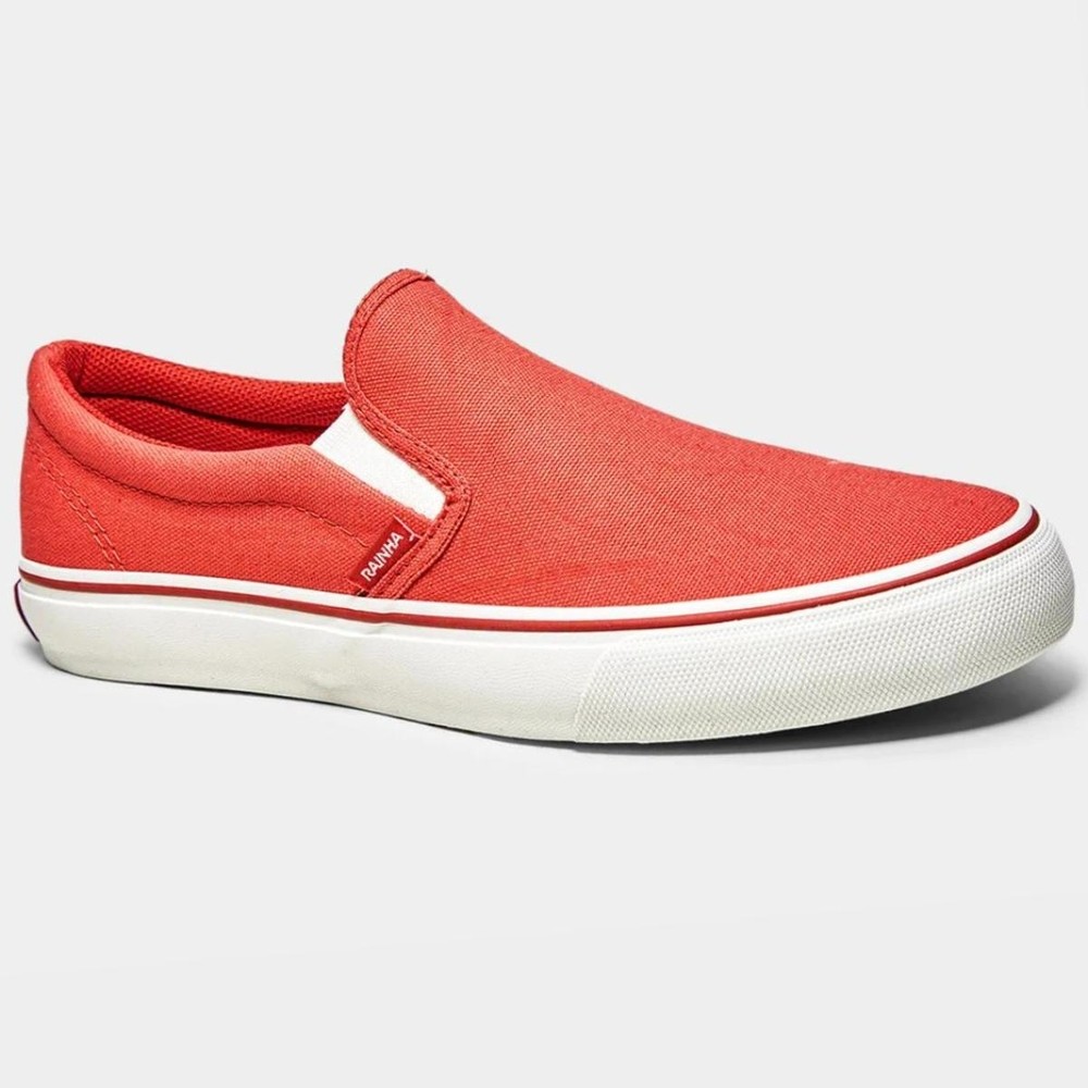 Tênis Rainha Iate IV - Vermelho e Branco em Oferta na Shopee