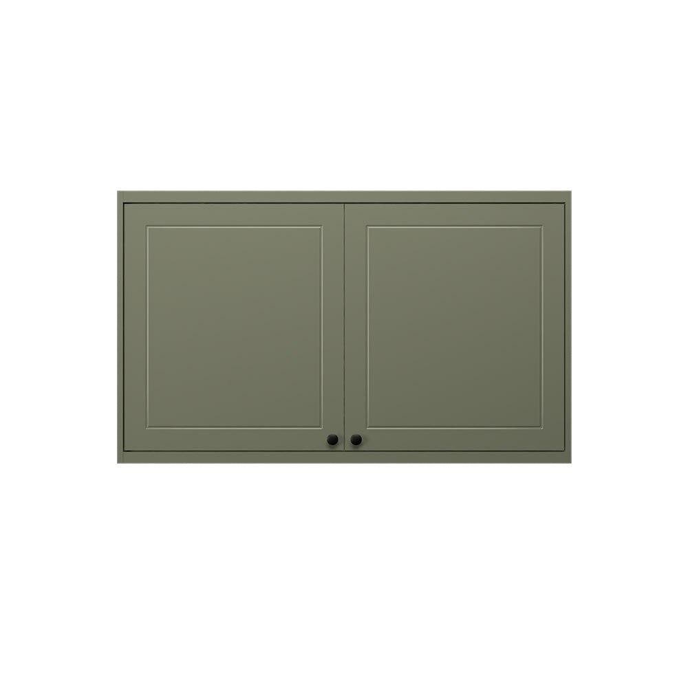 Armário Aéreo MDF Herval Viana, 2 Portas, Verde Hill, 120 Cm
