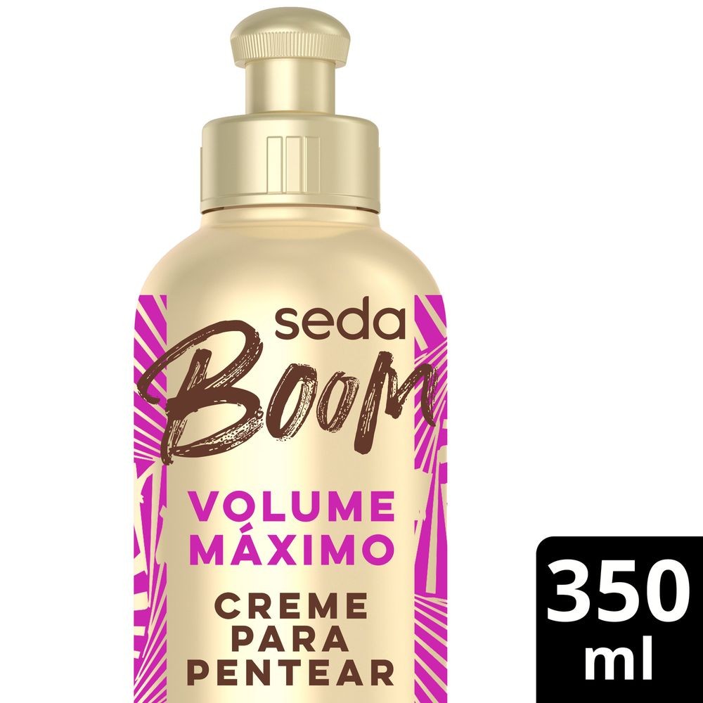 Creme para Pentear Seda Boom Volume Máximo 350 ml em Oferta na Shopee