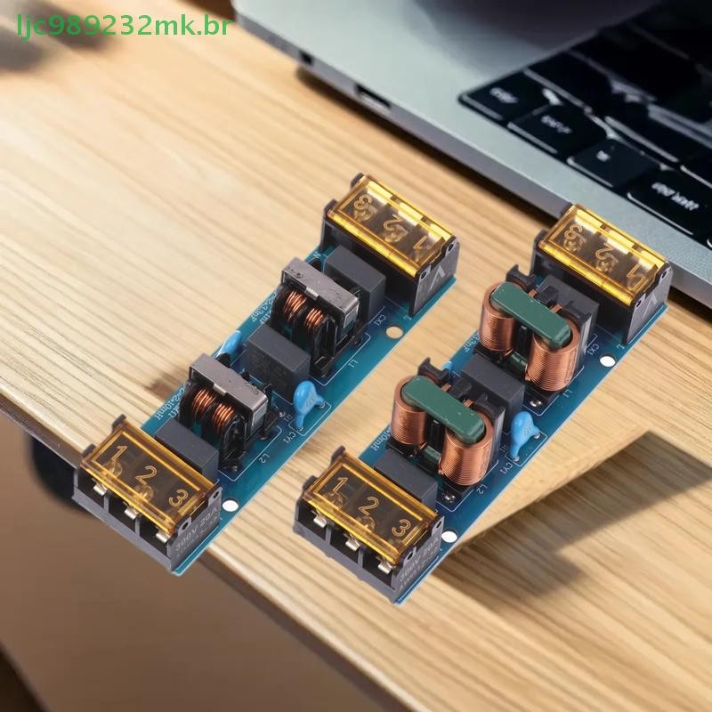 [MYBR] Placa De Filtro De Potência EMI 6A 25A Passagem Baixa Dois Estágios De Alta Frequência Purificador De Amplificado