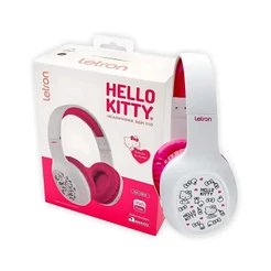 Headphone Sem Fio Colors Hello Kitty Bluetooth Driver 40 mm Letron Leonora - 74800