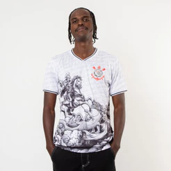 Camisa Corinthians São Jorge Branca