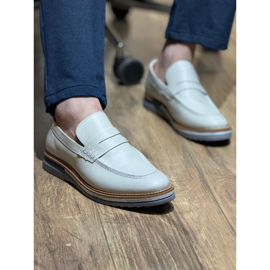 Sapato Mocassim Loafer Couro Legítimo Mr Light Artesanal