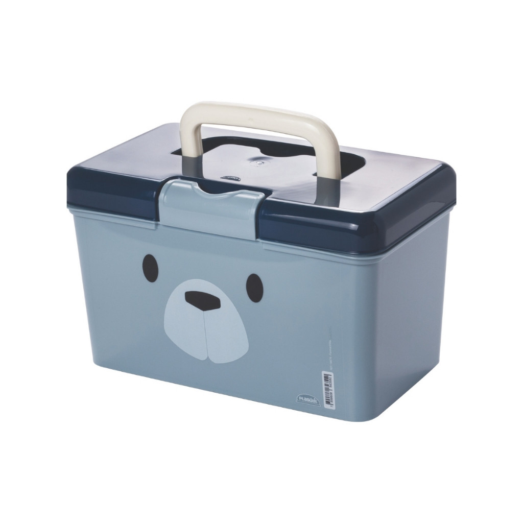 Caixa Organizadora Plasútil Farmácia 1,7 Litros Farmacinha do Bebê Maletinha para Remédios  Infantil