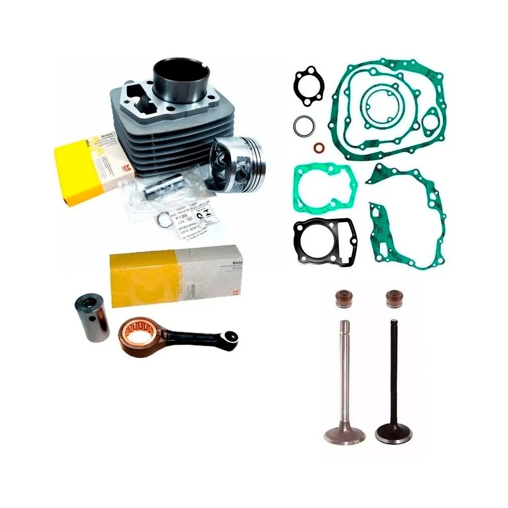 Kit Cilindro/pistão/anéis Cbx/xr/nx 200 +juntas E Retentor