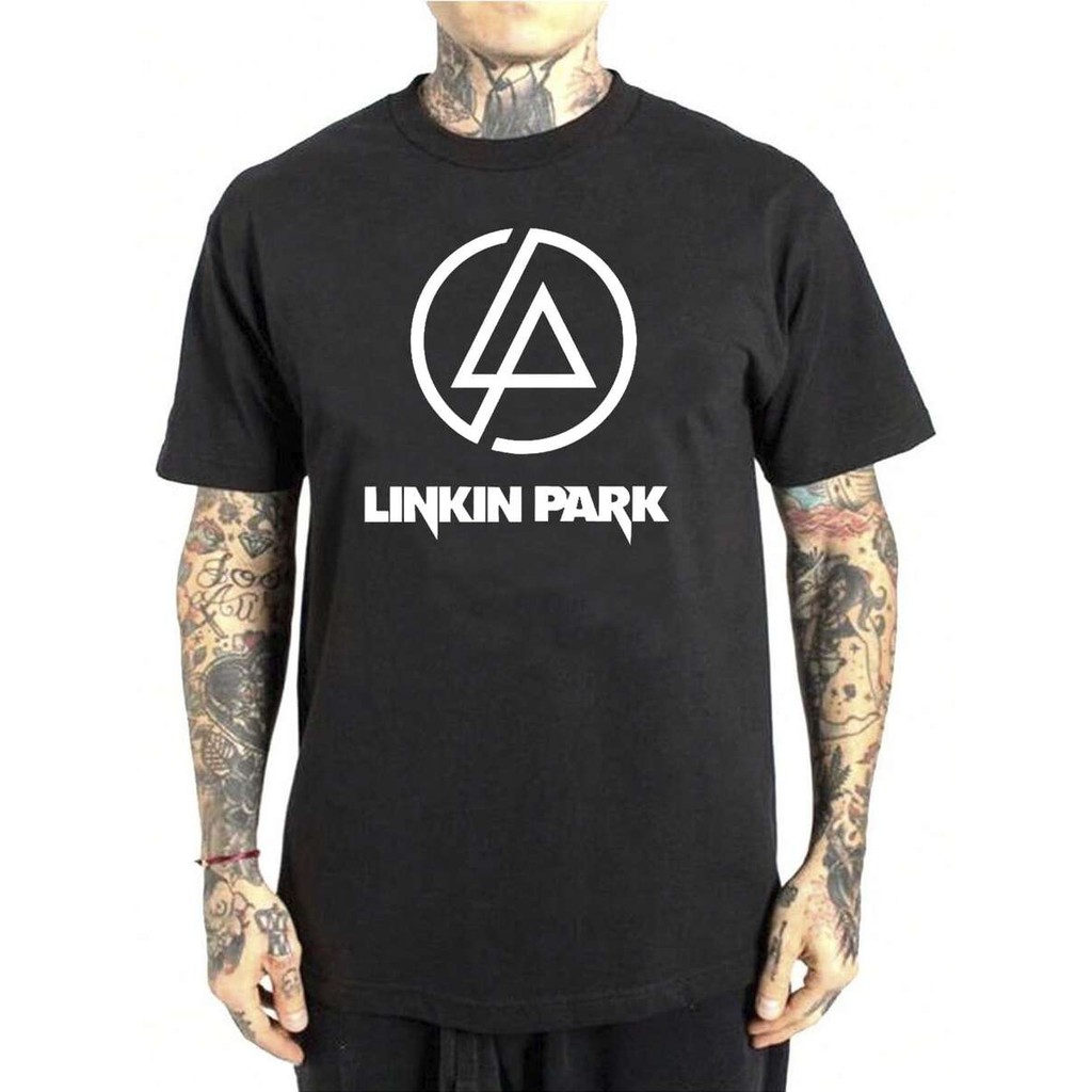 Camiseta Linkin Park Banda Internacional Rock Básica Camisa Blusa Unissex Masculino Feminino 100% Algodão
