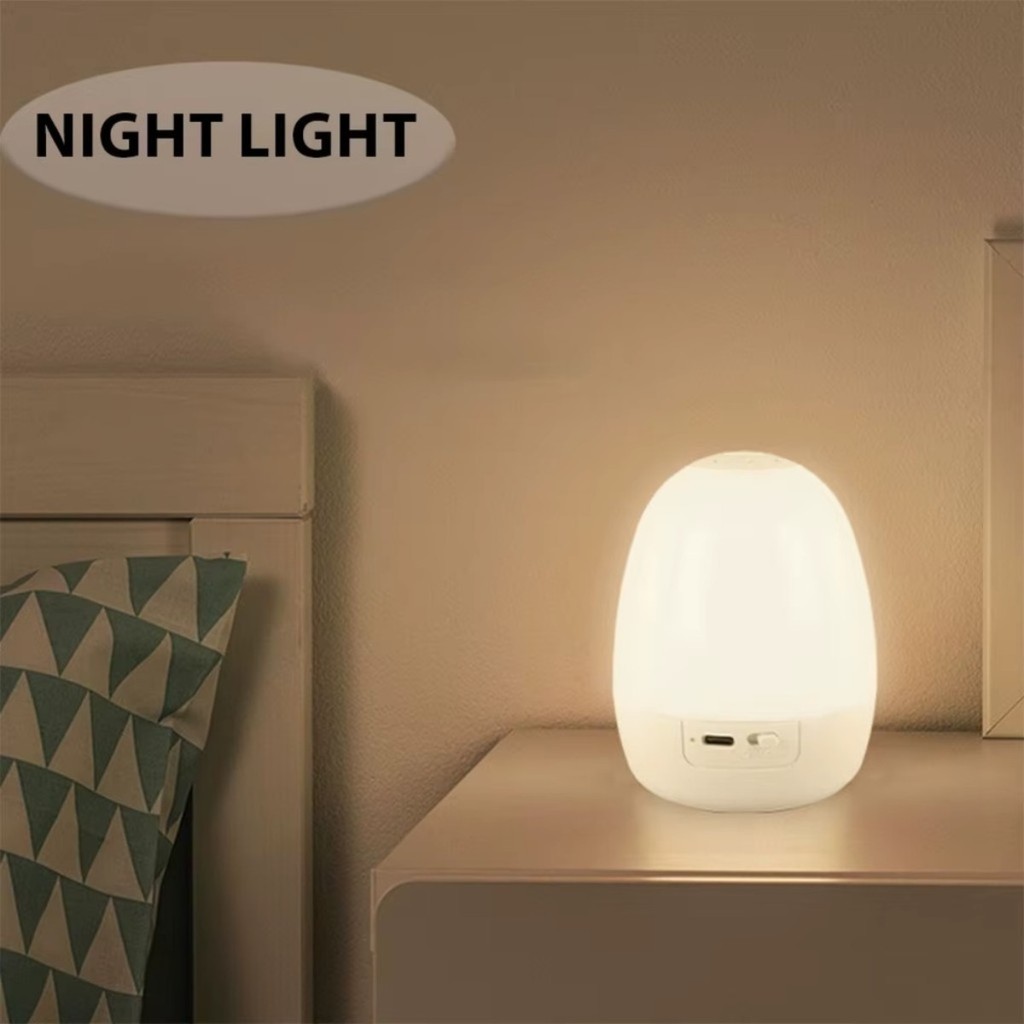 luminaria de mesa LED Com 3 Modos USB recarregável Com Ganchocom luz noturna Decoração Do Quarto em Oferta na Shopee