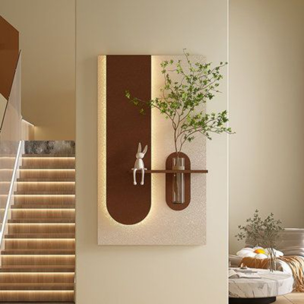 Quadro decorativo iluminação Led Lotus Decor Q23