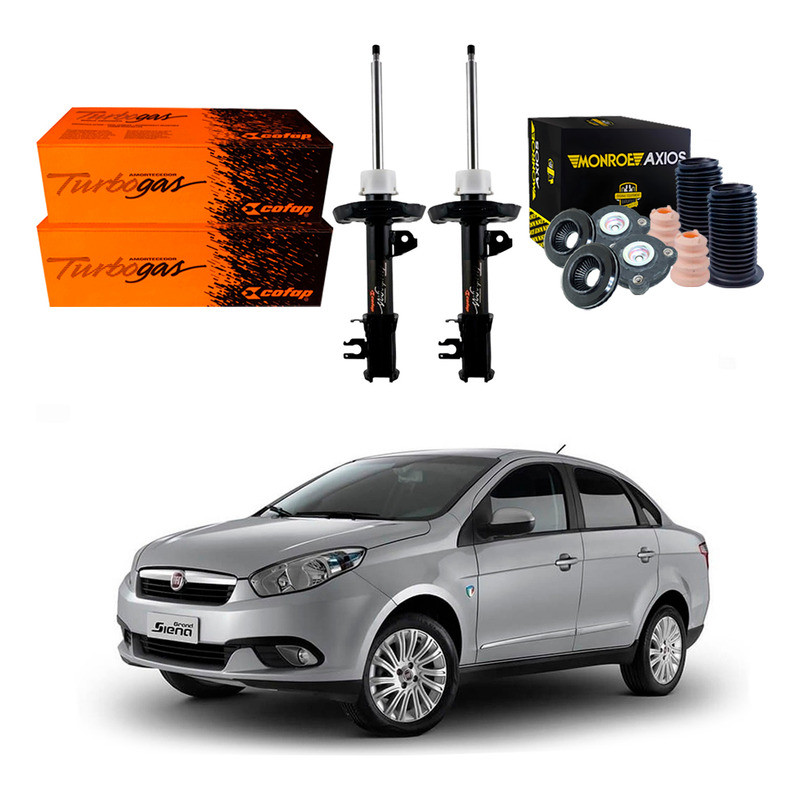 Kit Amortecedor Dianteiro Grand Siena 1.4 1.6 2012 A 2016 em Oferta na Shopee