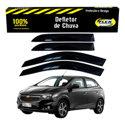 Jogo Calha Defletor Chuva Chevrolet Onix 1.0 1.4 2017 A 2019
