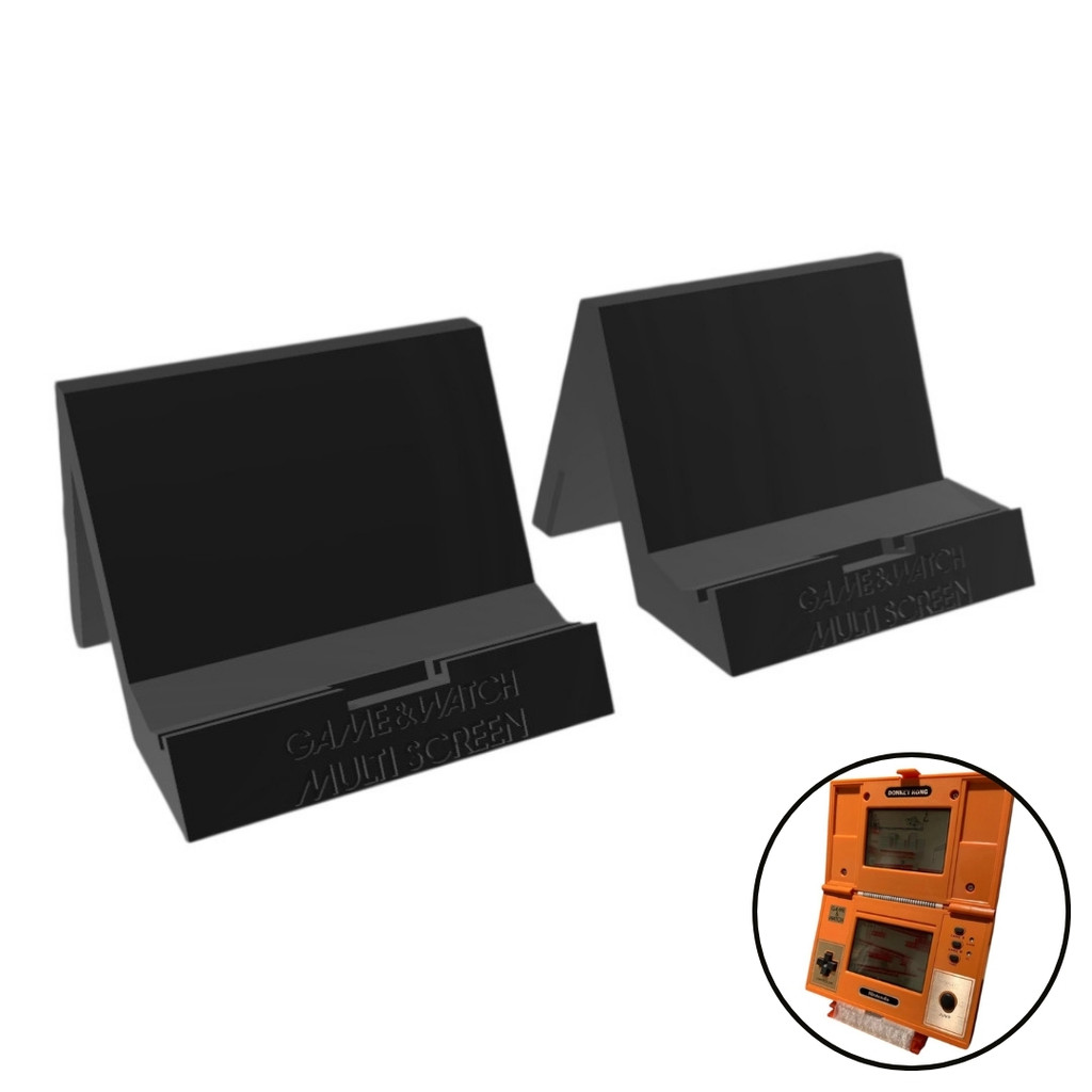 Kit 2 Suporte Stand Para Game and Watch Multi Screen GW