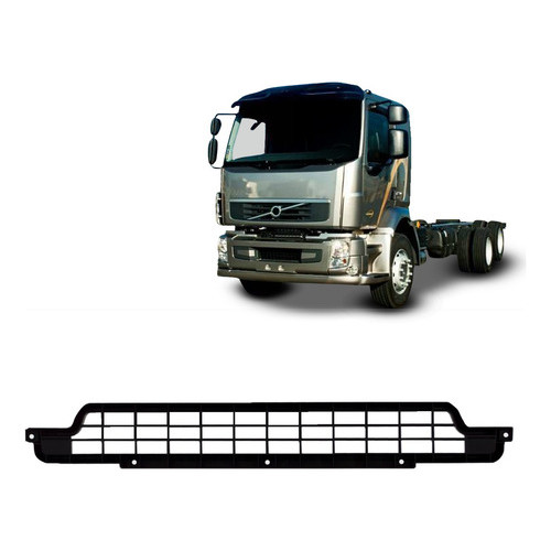Moldura Grade Superior Para-choque Volvo Vm 2006 a 2013 - 21036548