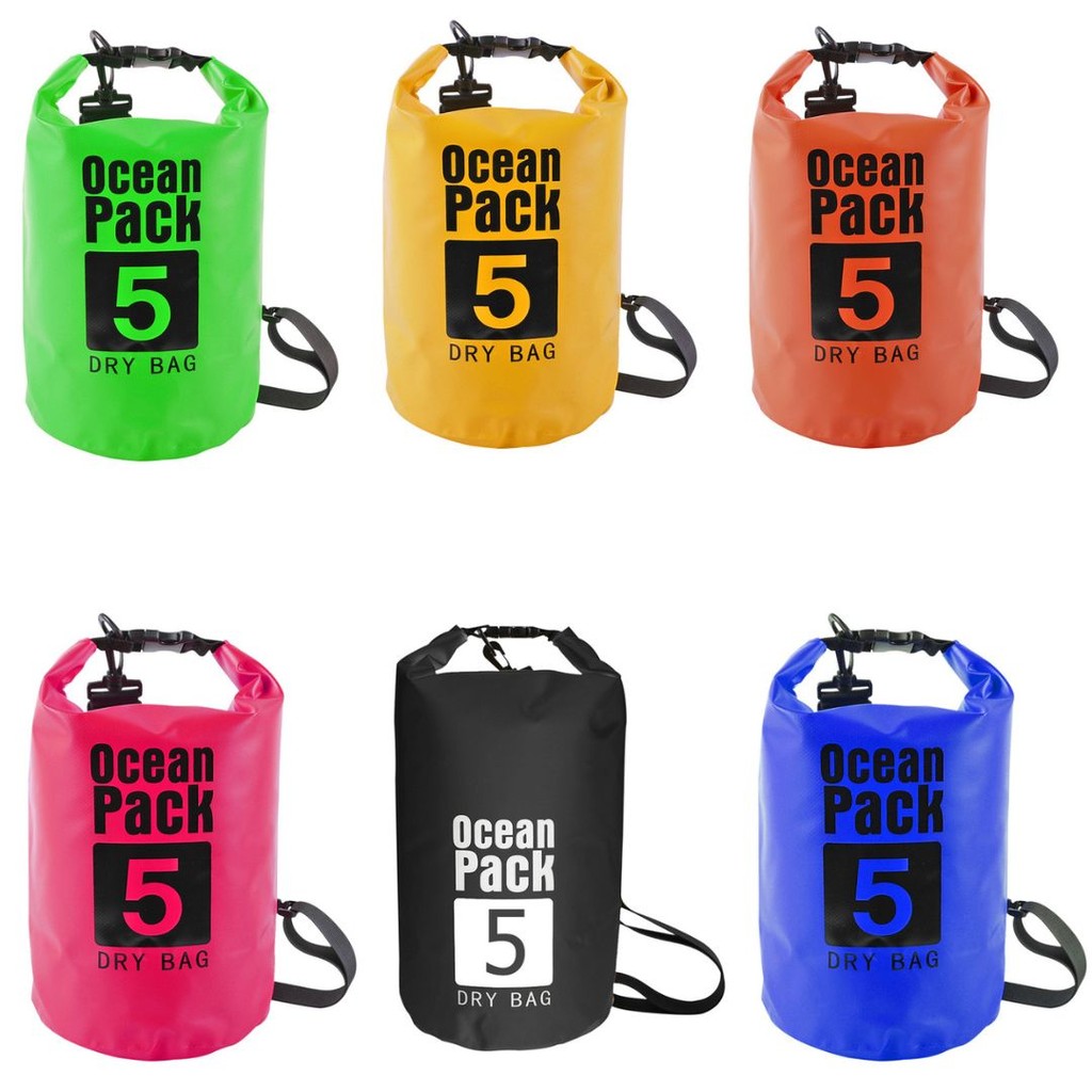 Saco Estanque Impermeável 5L Ocean Pack Bolsa Prova D’Água Camping Trilha