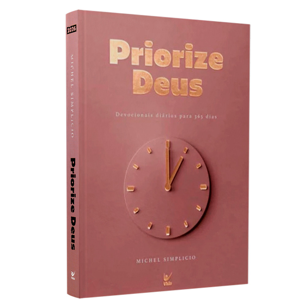 Devocional Priorize Deus 2026 | Mocha | Michel Simplício