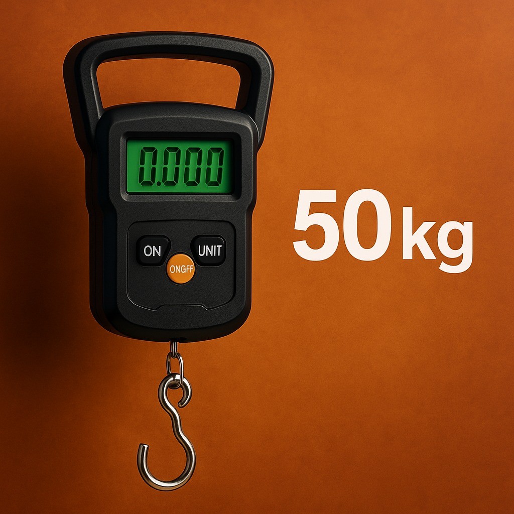 Balança Digital Portátil 50kg | Alta Precisão, Display Iluminado e Função Tara DKL em Oferta na Shopee