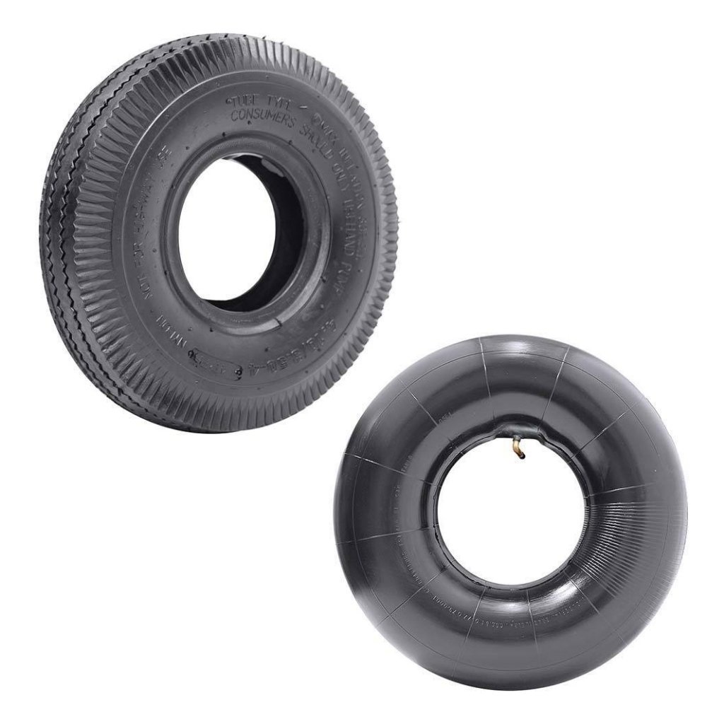 Pneu 4.10/3.50-4 Liso Rodagem suave Boartyre Aro 4 (Pneu ou Kit Completo)