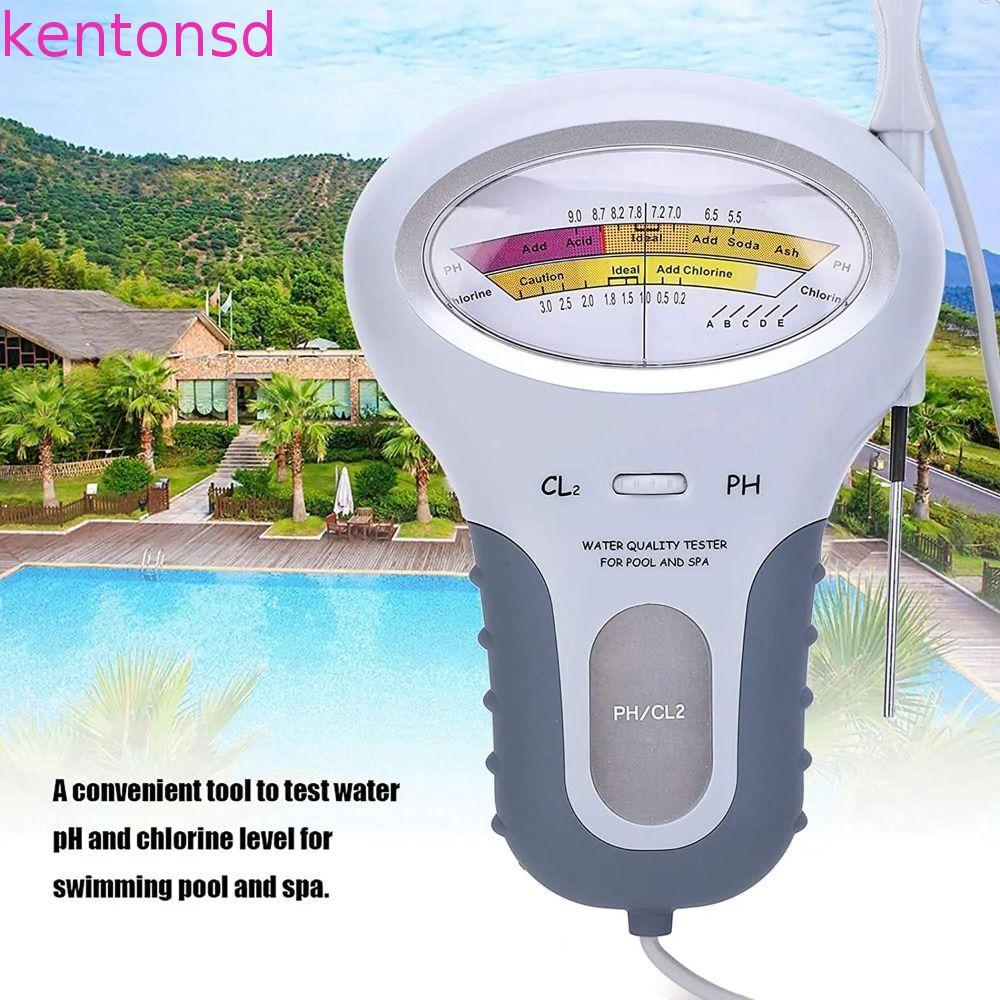 Testador De Medidor De Cloro De PH KENTONSD , Confiável 2 Em 1 Qualidade Da Água De Pureza Com Valor