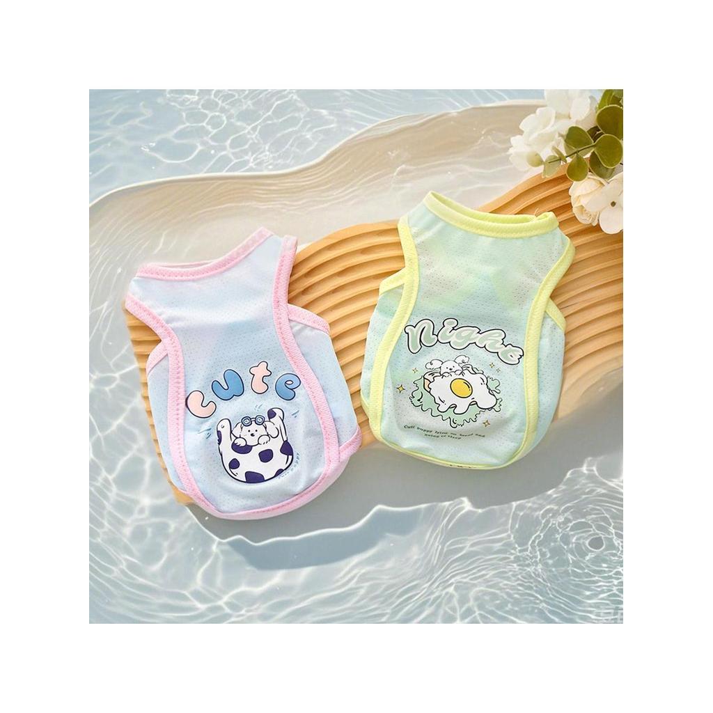 Corgi Shiba Inu Dachshund cão roupas legais verão protetor solar colete estilo fino respirável roupas para animais de es