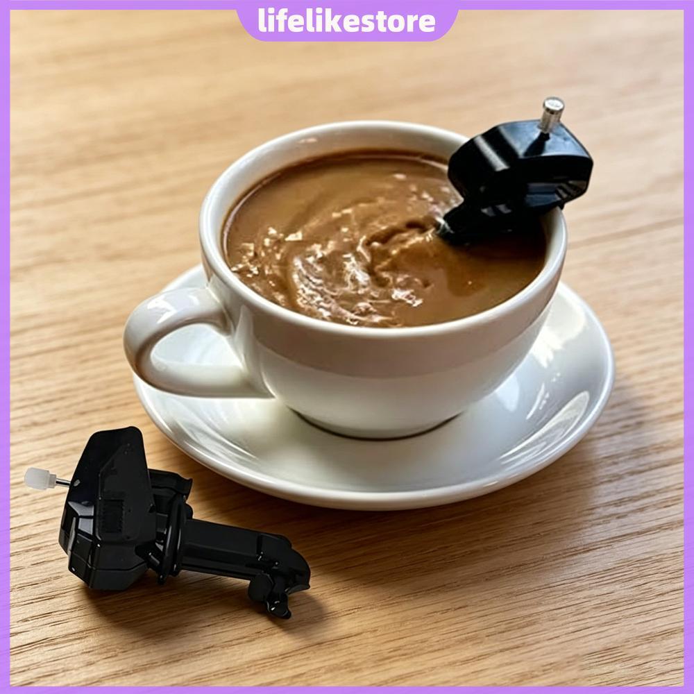 Agitadores De Café Com Hélice Para Barcos , Agitador De Bebida Motor Marinho Caneca , Xícara De Chá [lifelikestore.br]