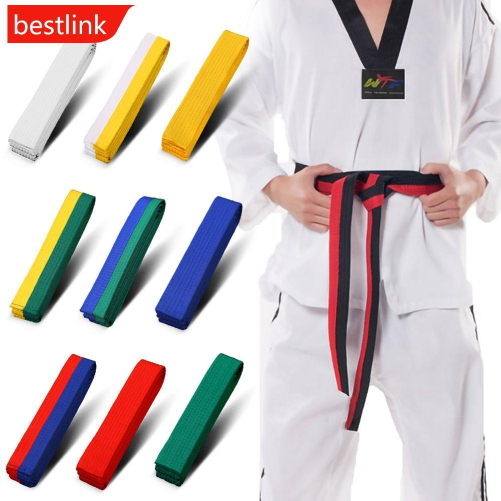 BESTLINK 1Pc Artes Marciais Karate Judo Taekwondo Cintos Profissionais Jiu jitsu Fitas Padrão Cintura Protetora M8U3