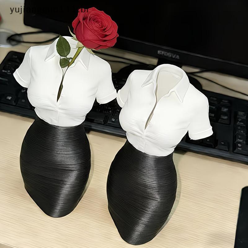 # Novo 3D Impresso Escritório Ornamento Criativo OL Profissional Estátua De Meio Corpo Vaso Mesa Arte Decoração Ideal Pa
