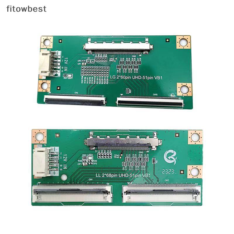 Painel De TV 4K VBYONE LVDS FPC Placa Conversora 96Pin Para 51Pin Adaptador Flexível Display LED Substituição E Reparo R