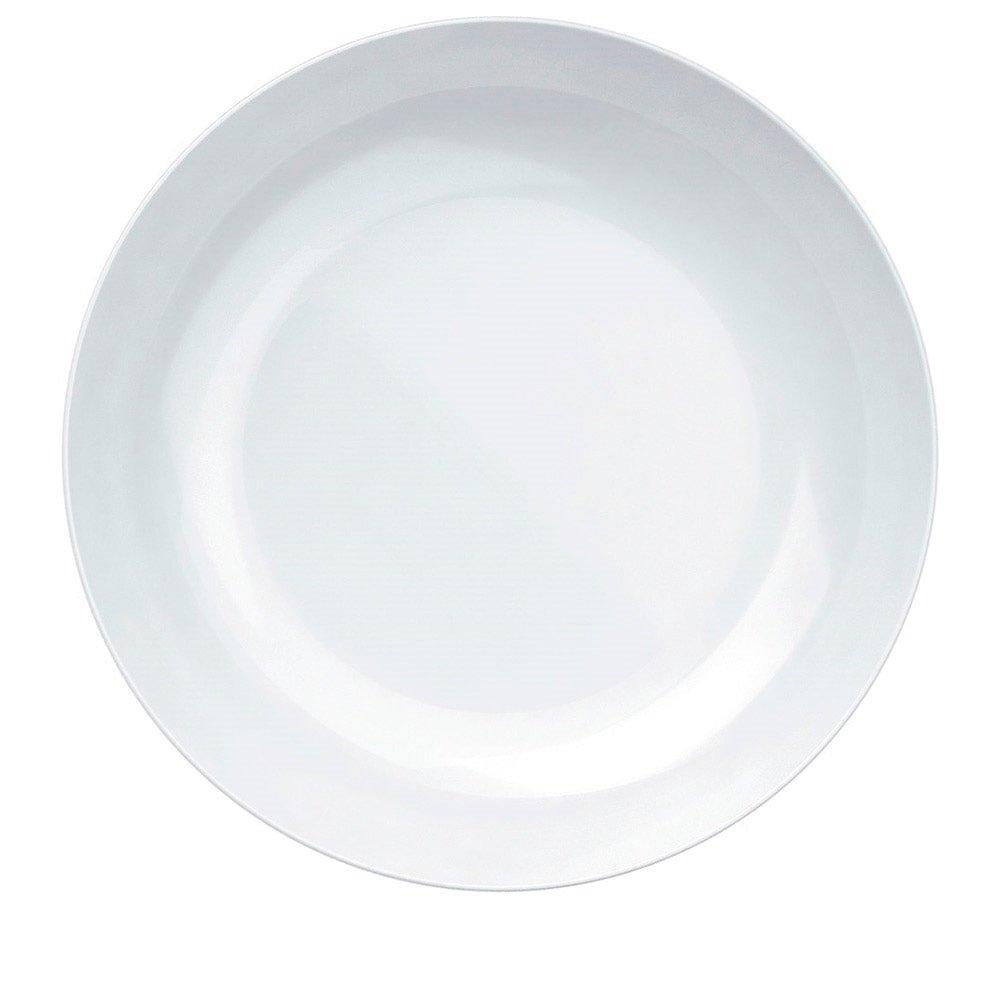 Conjunto de Pratos Fundos Nadir Opaline Blanc 24 Peças